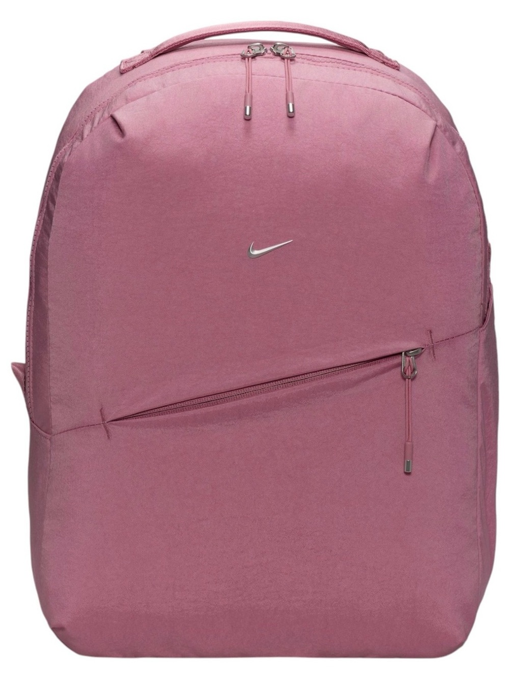 Nike Rose Pink Backpack with Silver Swoosh